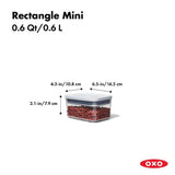 POP Container - Rectangle Mini (0.6 Qt.) D0