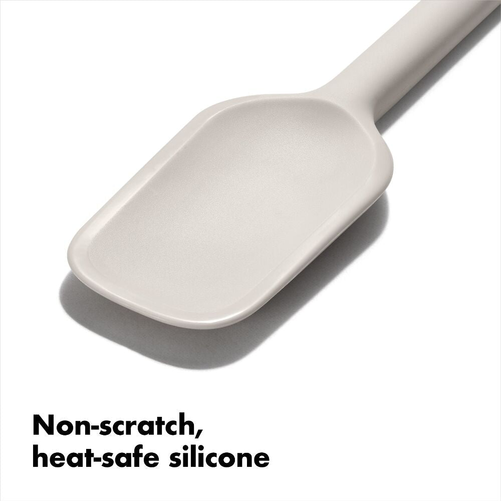 Silicone Spoon Spatula - Oat C8