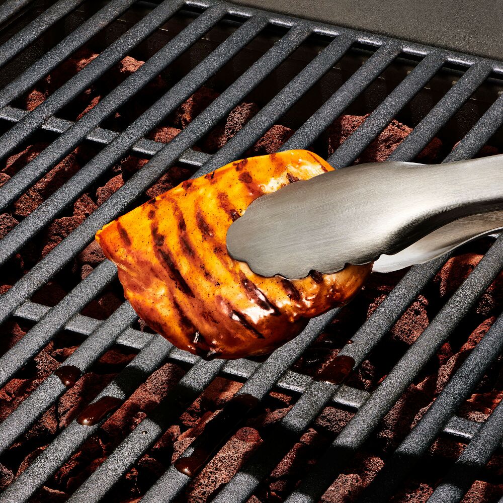 Grilling Tongs with Built-In Bottle Opener Q0