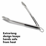 Grilling Tongs with Built-In Bottle Opener Q0
