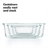 16 Piece Glass Smart Seal Everyday Container Set C9