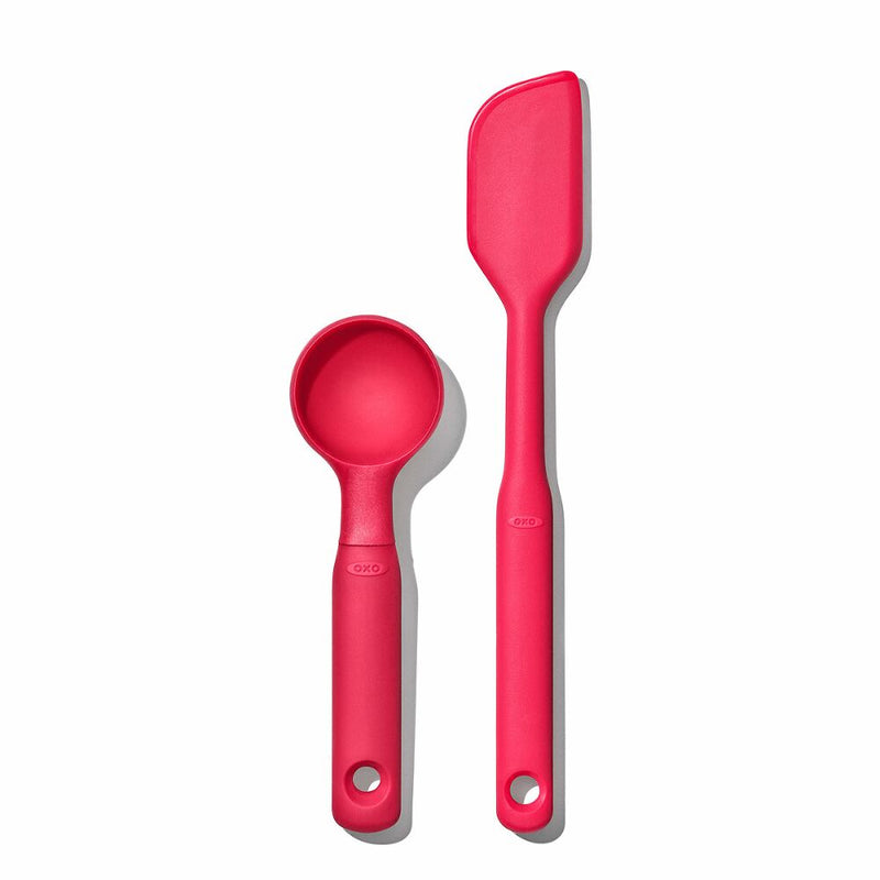 Silicone Cookie Scoop & Small Spatula Set H7
