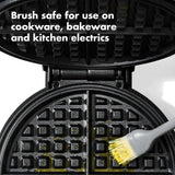 Glass Oil Bottle and Silicone Brush Set Q9