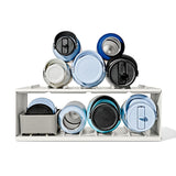 Water Bottle Organizer with Accessory Bin J9
