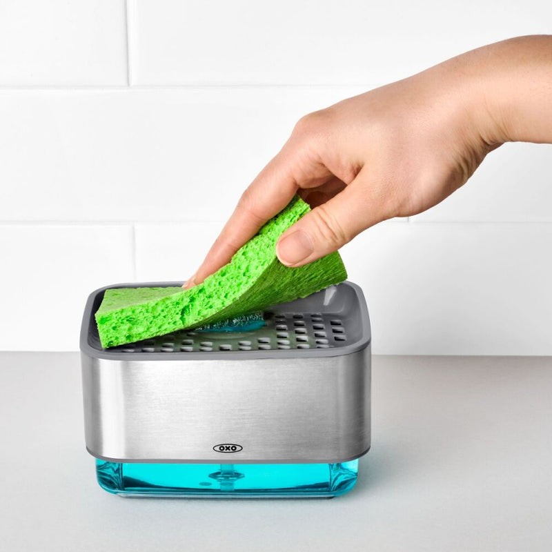 Soap Dispensing Sponge Holder E8