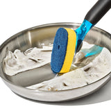 Soap Dispensing Dish Scrub P9