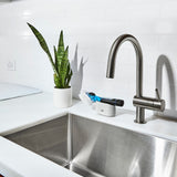 Soap Dispensing Dish Brush Storage Set D1