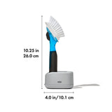 Soap Dispensing Dish Brush Storage Set D1