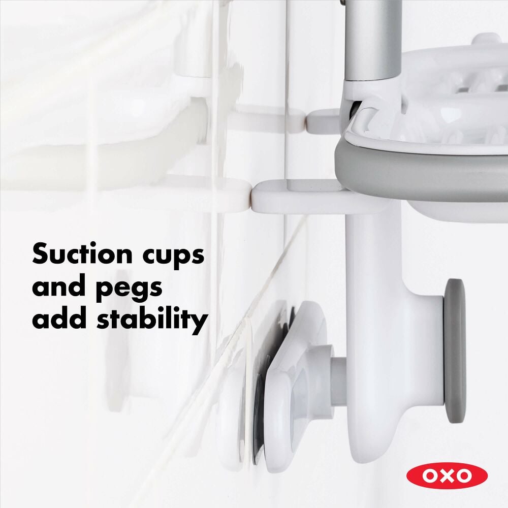 Aluminum 3-Tier Shower Caddy J0