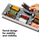 Compact Spice Drawer Organizer W6