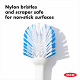 Dish Brush with Scraper M2