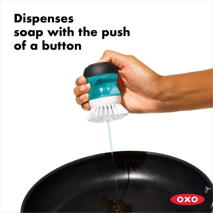 Soap Dispensing Palm Brush G6