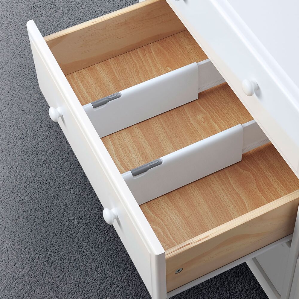 OXO TOT Expandable Dresser Drawer Divider - 4 Pack E9