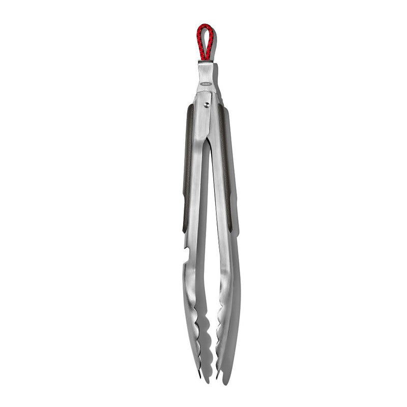 OXO Outdoor 10.5in Camp Stove Tongs with Bottle Opener N3