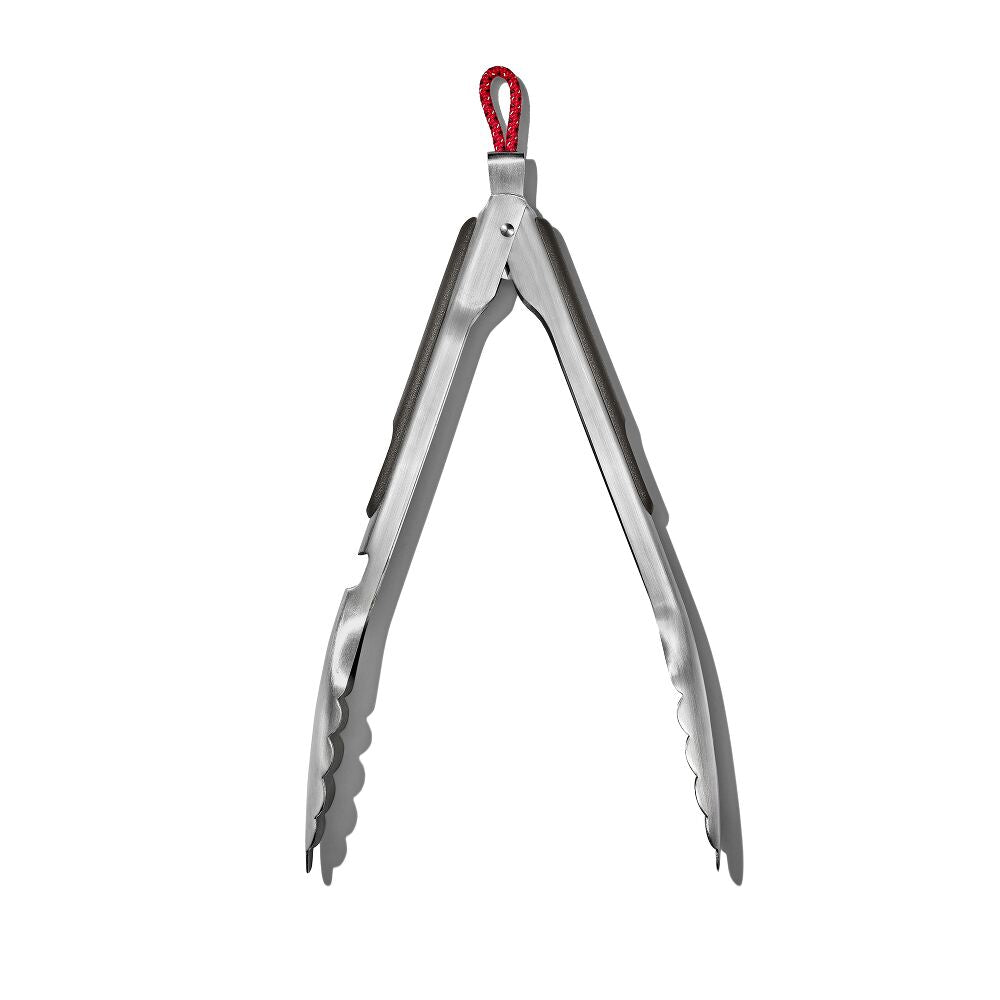 OXO Outdoor 10.5in Camp Stove Tongs with Bottle Opener N3