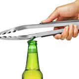 OXO Outdoor 10.5in Camp Stove Tongs with Bottle Opener N3