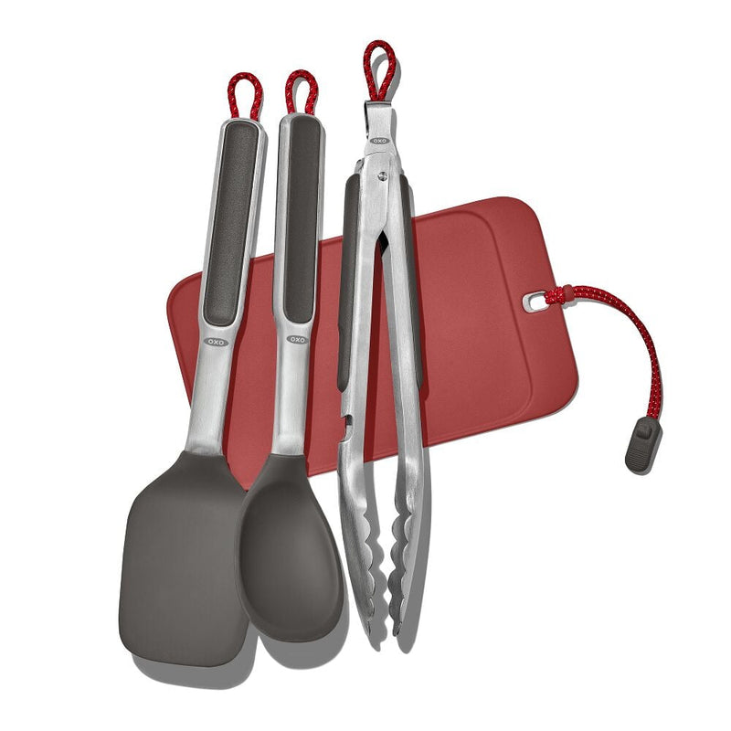 OXO Outdoor 4 -Piece Camp Stove Cooking Set Z9