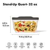 Outdoor Silicone Reusable Stand Up Bag Quart (32 oz) Y9