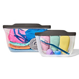 Outdoor Silicone Reusable Stand Up Bag Half Gallon (64 oz) F4