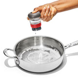 Outdoor Soap Dispensing Dish Brush with Storage Case I7