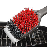 Outdoor Nylon Grill Brush Set of 2 Replacement Heads I6