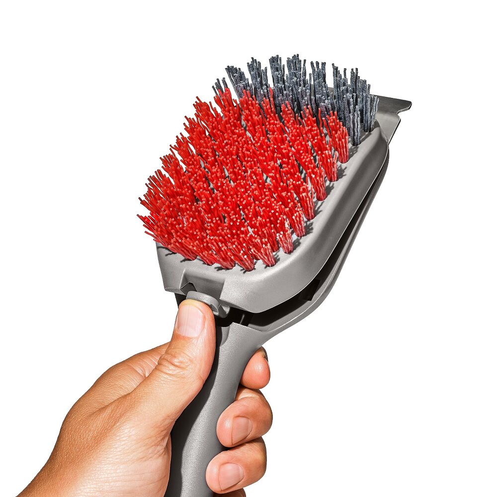Outdoor Nylon Grill Brush Set of 2 Replacement Heads I6