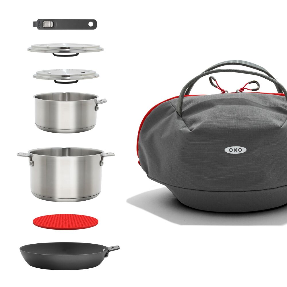 Outdoor Camp Cookware Set with Travel Bag I9