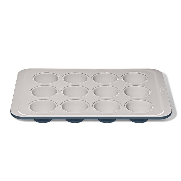Non-Stick Pro Ceramic Coated Metal Bakeware 12 Cup Muffin Pan J7