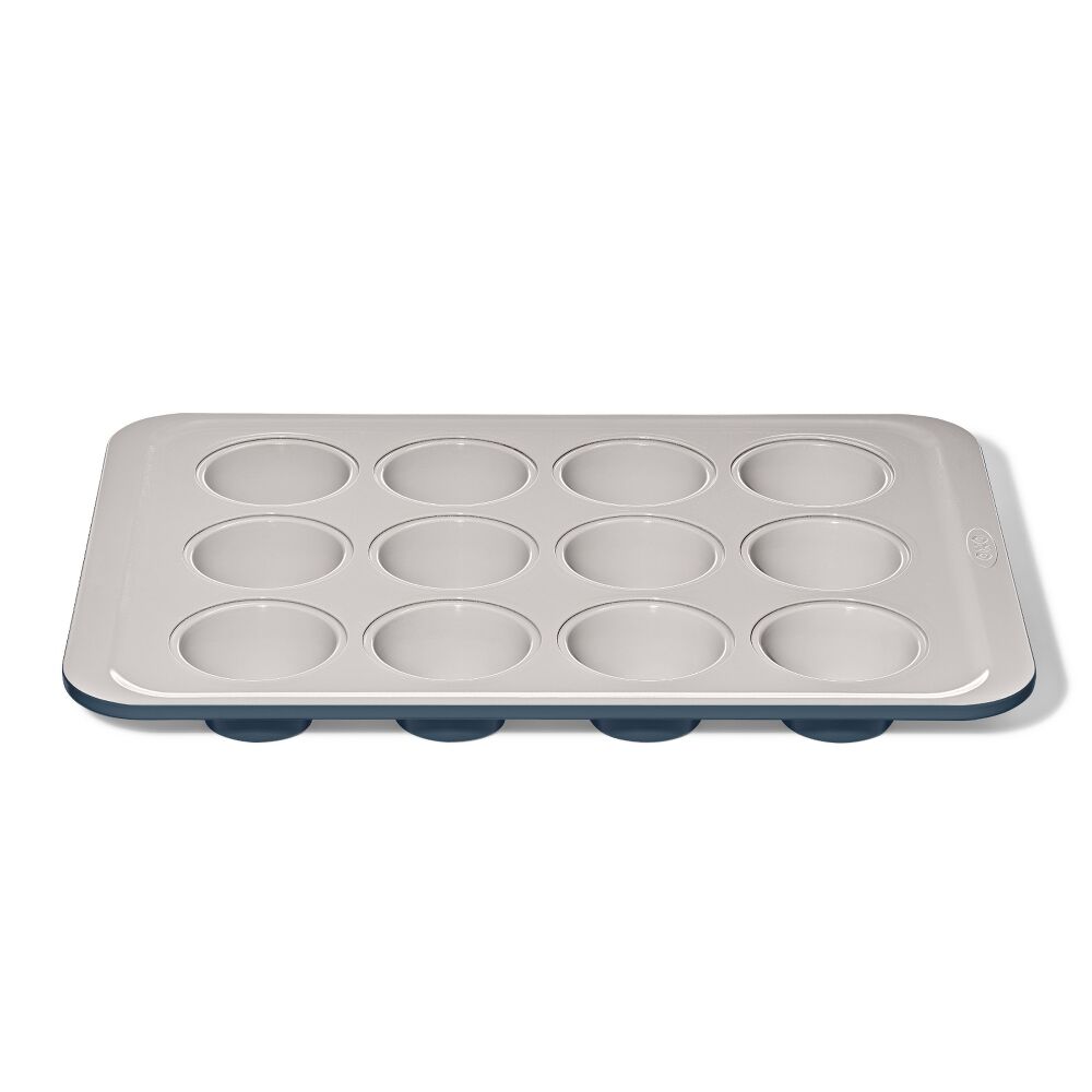 Non-Stick Pro Ceramic Coated Metal Bakeware 12 Cup Muffin Pan J7