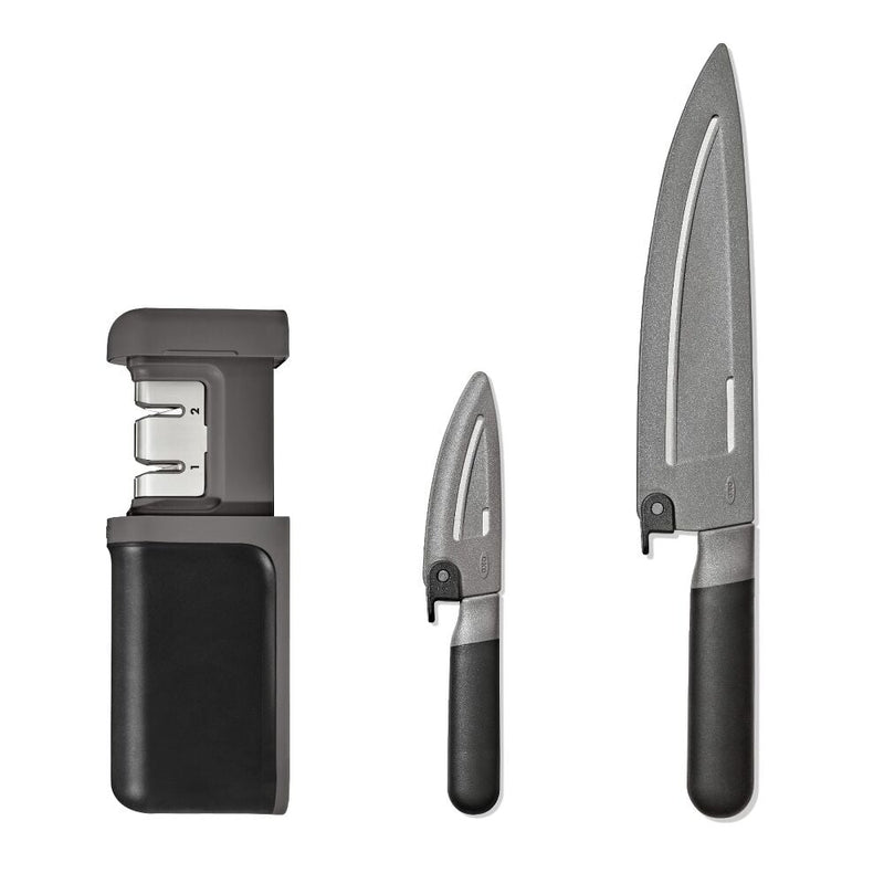 3-Piece Knife & Sharpener Set U7