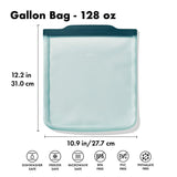 Silicone Reusable Bag - Gallon Bag (128 oz) - Lagoon E5