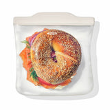 Silicone Reusable Bag -  4 Piece Lunch Set - Oat/Lagoon D5