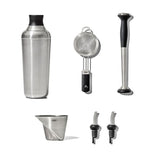 Steel 6-Piece Barware Set X0