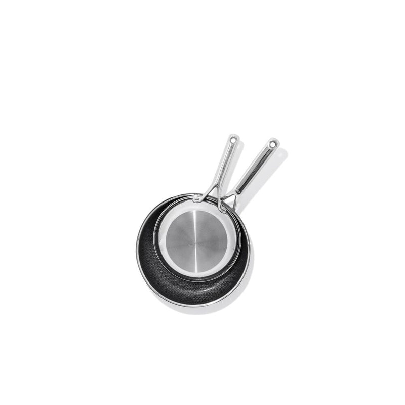 Trident Hybrid Non-Stick Stainless Steel 2-Piece Frypan Set Z3