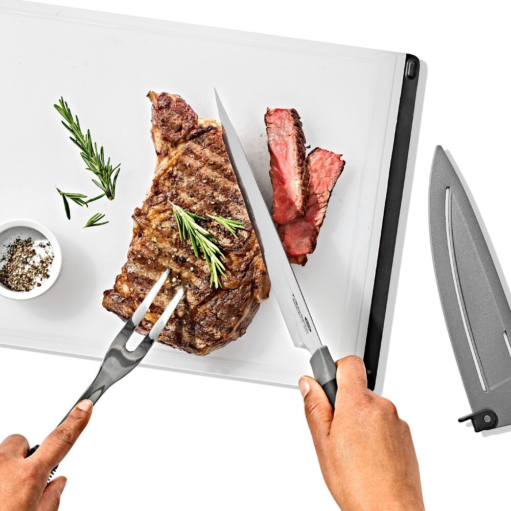 8 in Chefs Knife with Locking Sheath E4