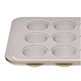 Non-Stick Pro Ceramic Coated Metal Bakeware 12 Cup Muffin Pan J7