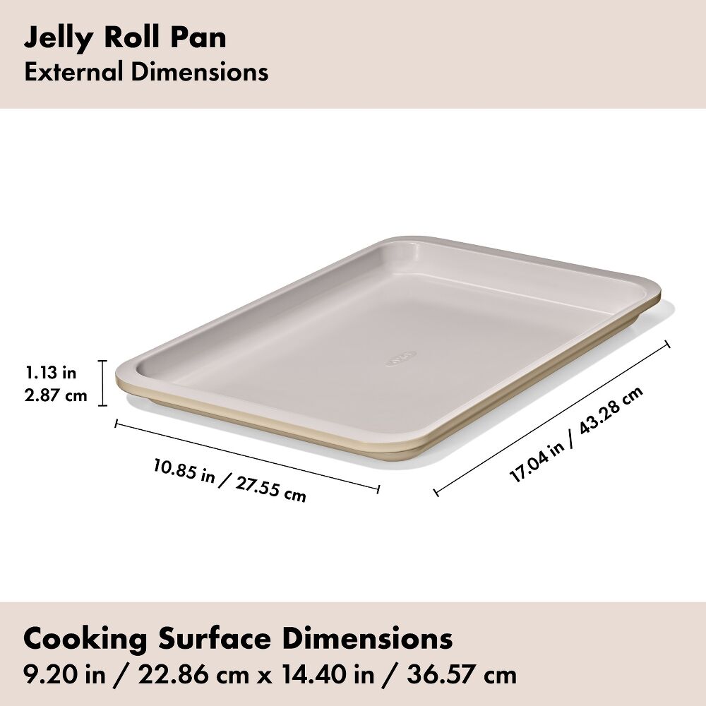 Non-Stick Pro Ceramic Coated Metal Bakeware Jelly Roll Pan C6