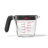 2 Cup Glass Measuring Cup with Lid W0