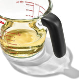 2 Cup Glass Measuring Cup with Lid W0