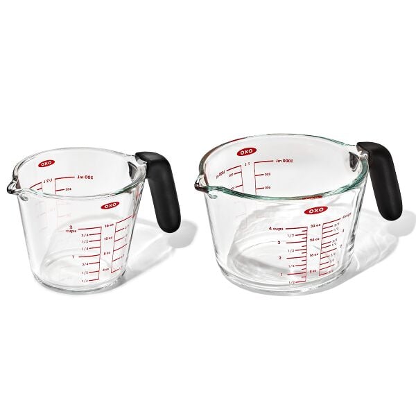 2-Cup and 4-Cup Glass Measuring Cup Set L4