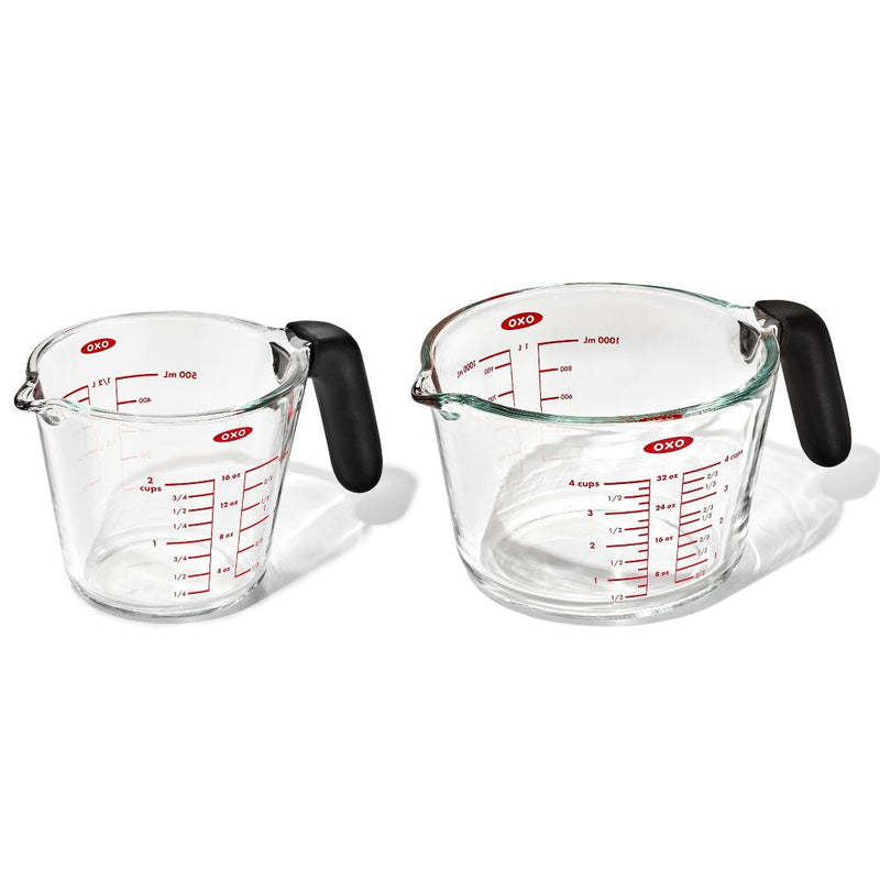 2-Cup and 4-Cup Glass Measuring Cup Set C7