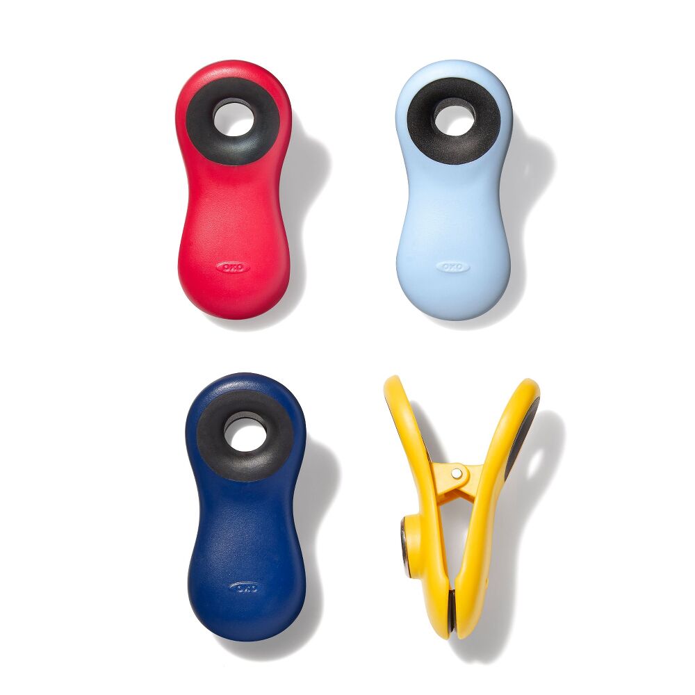 Magnetic All-Purpose Clips - 4-Pack - assorted colors V1