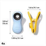Magnetic All-Purpose Clips - 4-Pack - assorted colors V1