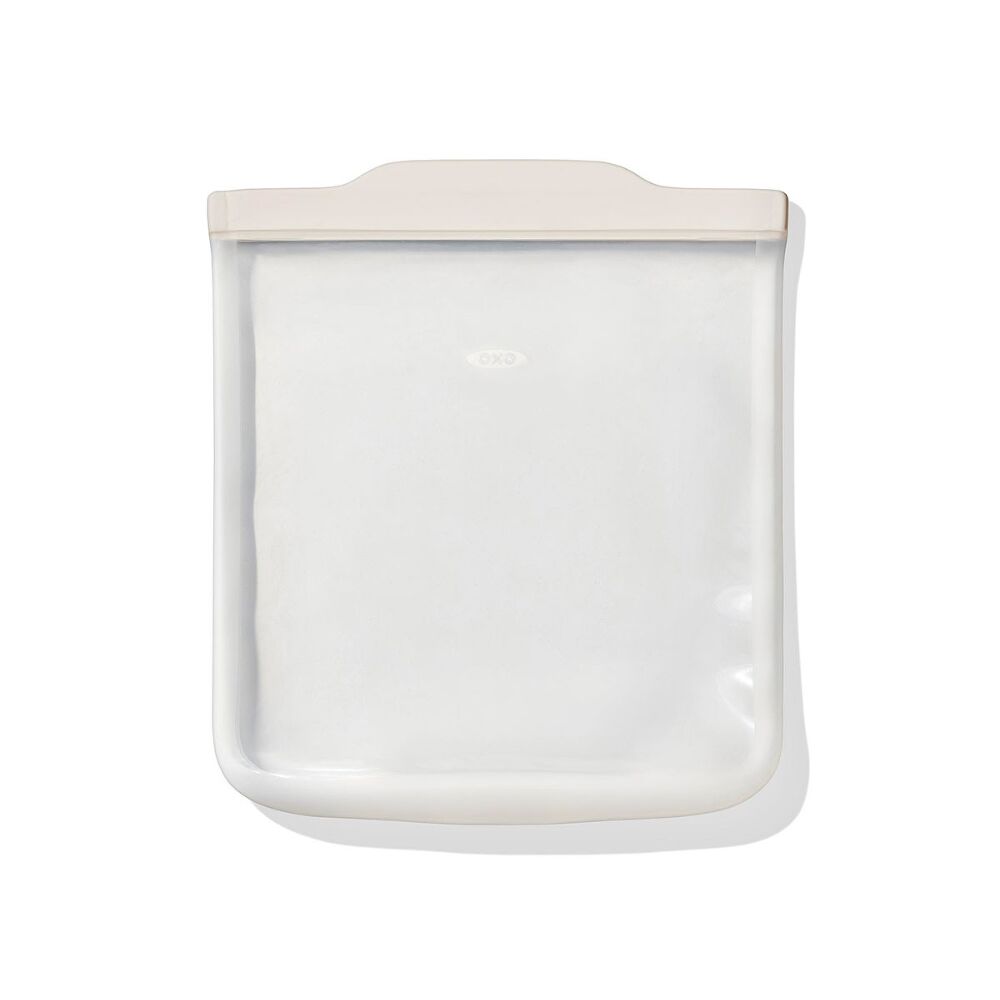 Silicone Reusable Bag - Half Gallon Bag (64 oz) - Oat O1