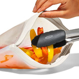 Silicone Reusable Bag - Half Gallon Bag (64 oz) - Oat O1