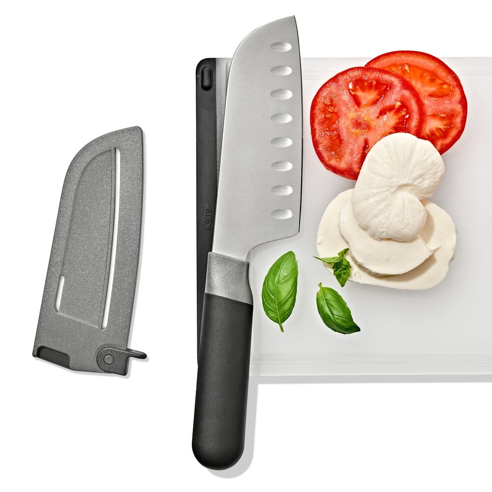 5 in Santoku Knife with Locking Sheath L1