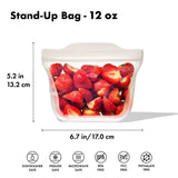 Silicone Reusable Bag - Stand-Up Snack (12 oz) – Oat Z8