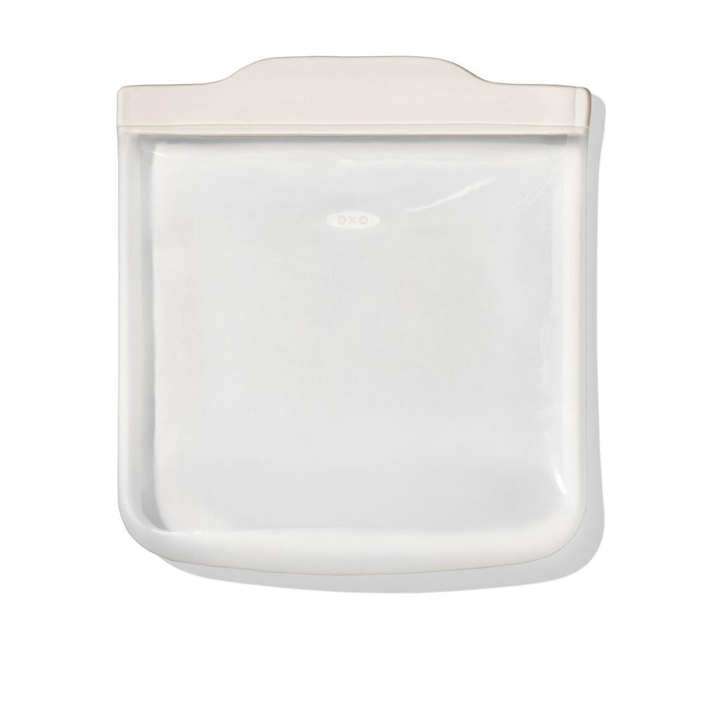 Silicone Reusable Bag - Sandwich Bag (28 oz) - Oat R1
