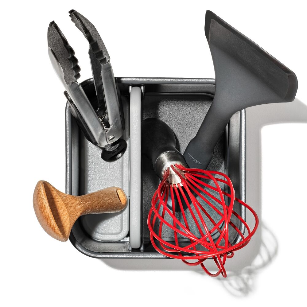 Adjustable Stainless Steel Utensil Holder - Small D5