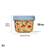 Twist & Stack Container (20 oz) – 2-Pack V8